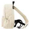 Paul Joe Accessories Quilted Backpack with Embroidered Cat Ivory & PJA-B1094 Design,