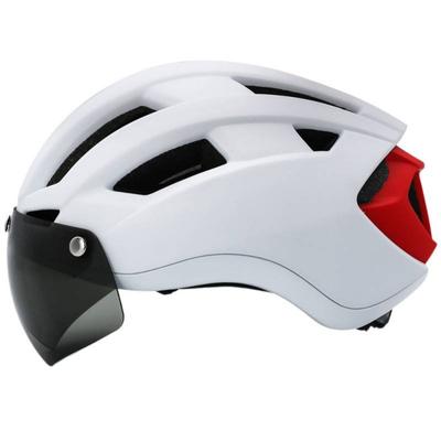 Óculos Capacete de Ciclismo Outdoor Off-Road Capacete de Mountain Bike Adulto Segurança de Bicicleta Cabeça