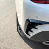 1 Pair Black Car Rear Bumper Diffuser Side Splitters Glossy  For BMW 3 Series G20 320i 325i 330i M Sport 2019-2025 accessories