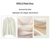 Women's 100% Pure Cashmere Slimming Polo Collar Sweater - Autumn/Winter Casual Long Sleeve Knitwear.