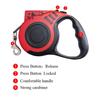 Automatic Retractable Dog Leash With LED Flashlight Night Glowing Walking Leash Durable Nylon Outdoor Pet Leash Dog Supplies