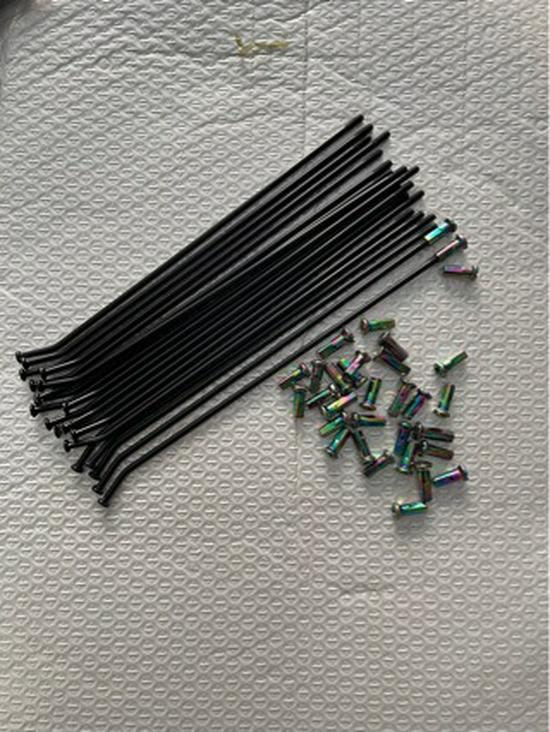 

Черная стальная спица для мотоцикла KTM Hengjian Z300 Boshuer 18/19/21 Steel cap set (36 pieces)