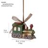 Luxury 3D Retro Resin Christmas Tree Ornaments: Old Man Bell Pendant with Gift Bag