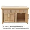 Unfinished Wooden Dollhouses Cabinet Miniature Furniture Model For DIY Crafting And Display