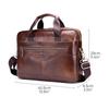 Men Leather Messenger Bag Satchel Bag Crossbody Shoulder Bag for Office School College Business