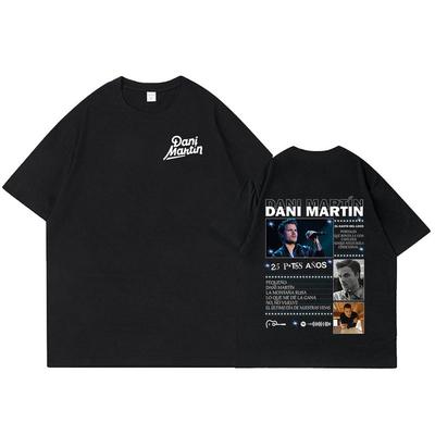 Dani Martin Album Tour Merch T Shirts Men Women Clothing Fashion Vintage Short Sleeve Tshirts Cotton Casual Loose Tshirt Tops