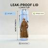 1PC Monk Robe Religious Portrait 750ml Color Plastic Sports Water Bottle Leakproof Flip Straw Lid Suitable for Sports Office Home Use