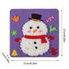 Embroidery Set for Kids Interesting Puzzle Craft Sewing Kit Interactive Hand Crafts Experience Needlepoint Kits for Children