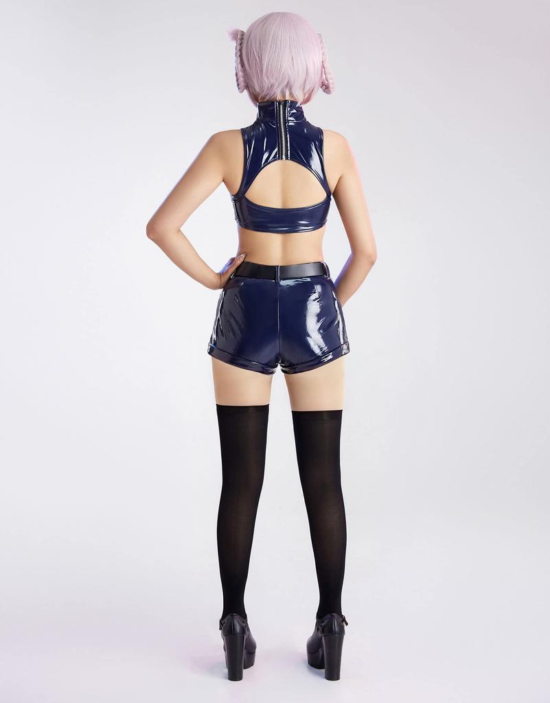 Miccostumes Anime Vampire Cosplay Full and Pants Women's Costume, Set, Coat, Top, (Small)