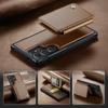 JEEHOOD-J05 for Samsung Galaxy S26 Ultra S25 S24 Plus FE Removable 2-in-1 Separable Flip Wallet Premium PU Leather Case Card Holder Phone Back Cover