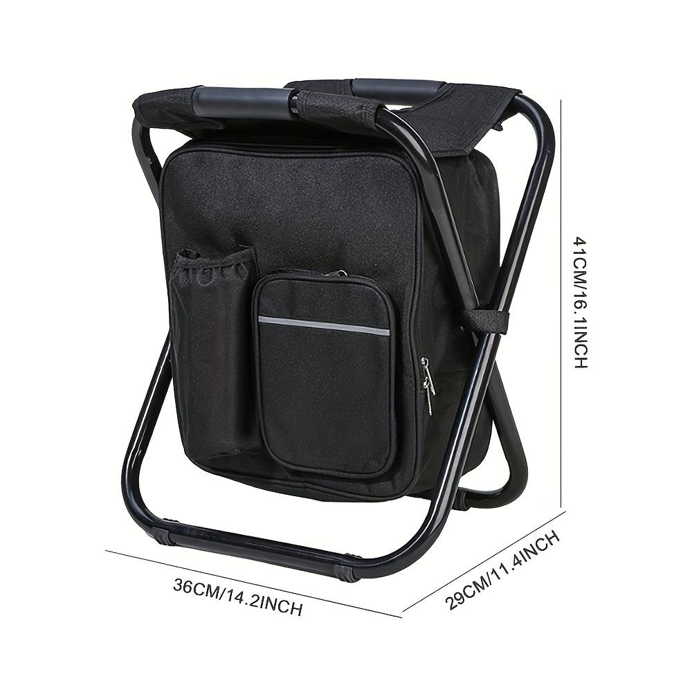 [Koelrugzak voor Buiten] Draagbare 3-in-1 Koelstoel Rugzak, 1 stuks Opvouwbare Kruk - Waterdicht voor Wandelen, Strand, Vissen, Kamperen, Barbecues