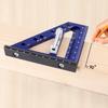 22.5-90 Degree Woodworking Square Protractor Aluminum Alloy Miter Triangle Ruler Layout Measuring Tool for Engineer Carpenter