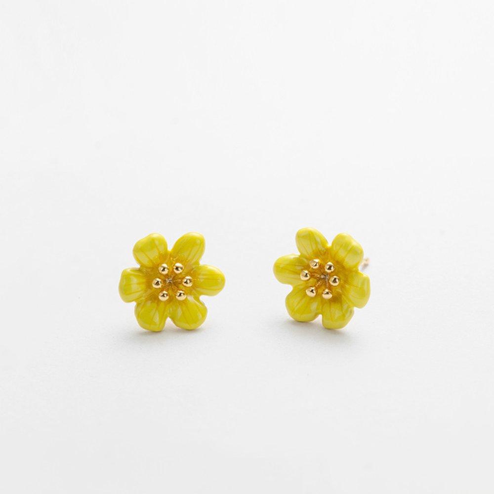 Camellia Flower Earrings [When the Camellia Blooms, Worn by Gong Hyo-jin and Yoona]