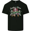Santa American Football Team Christmas Xmas Unisexs Light Cotton TShirt