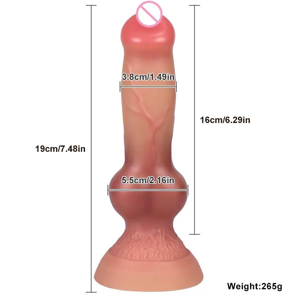 New Big Dog Cock Dildo Penis Silicone Dildos Women's Masturbation Device Animal Simulation Penis Sex Product