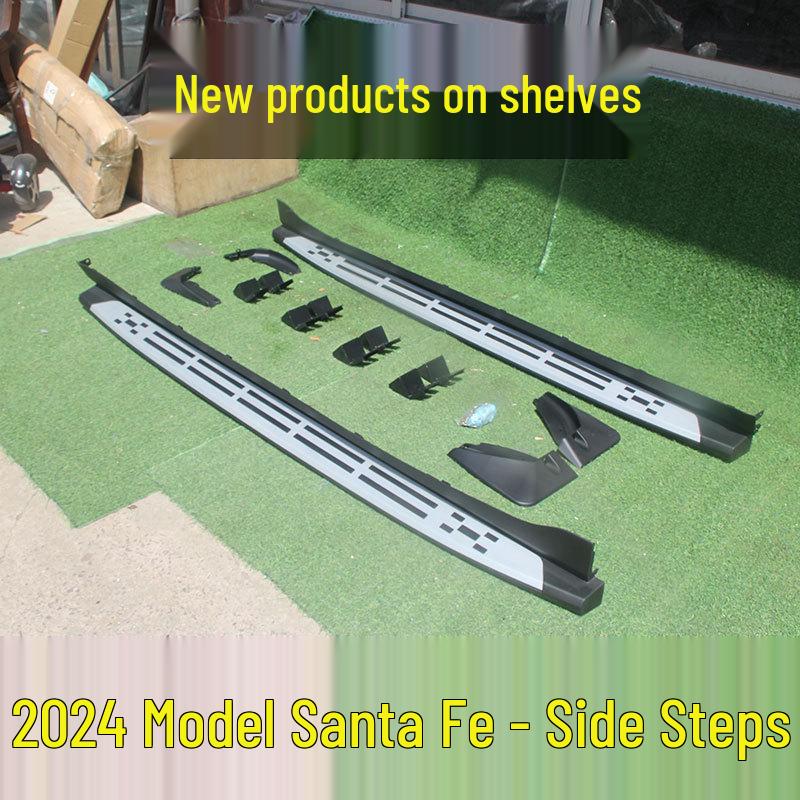 Santa Fe 2024 Side Steps and Entry Pedals - Modified Accessories