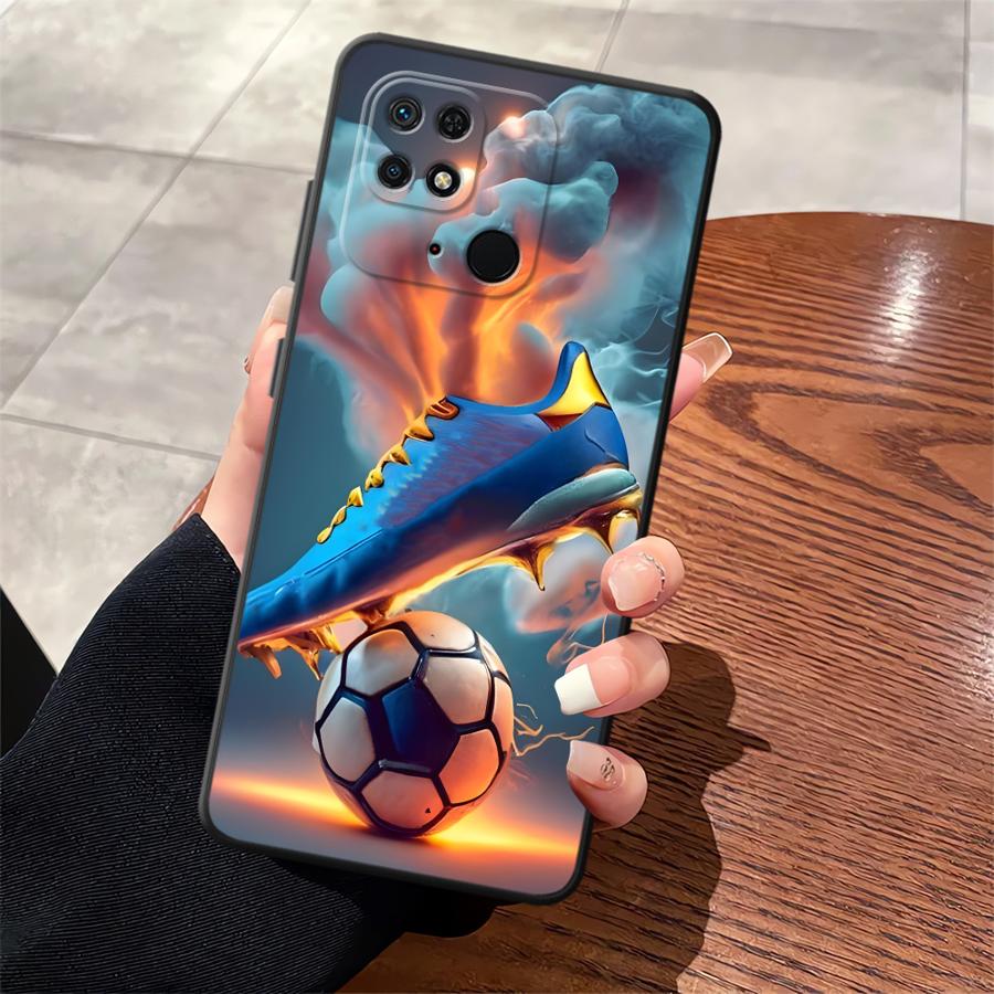 Funda Phone Cover Case for Xiaomi Mi 12X 12T Pro 11T 10T 14 13 Lite 12 11 Football Crown