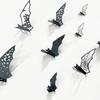 3D Hollow Out Bat Sticker 36PCS/Set Mixed Various Size Black Horror Bats DIY Decorations for Thrilling House Halloween Party ZYF