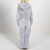 Women Long Sleeve Hooded Jumpsuit Pajamas Casual Winter Warm Rompe Sleepwear