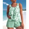Printed Swimsuit Women's Split Swimsuit