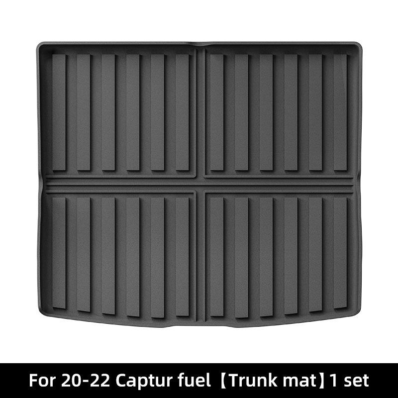 Задний коврик в багажник TPE для Renault Captur 2020-2022 Black
