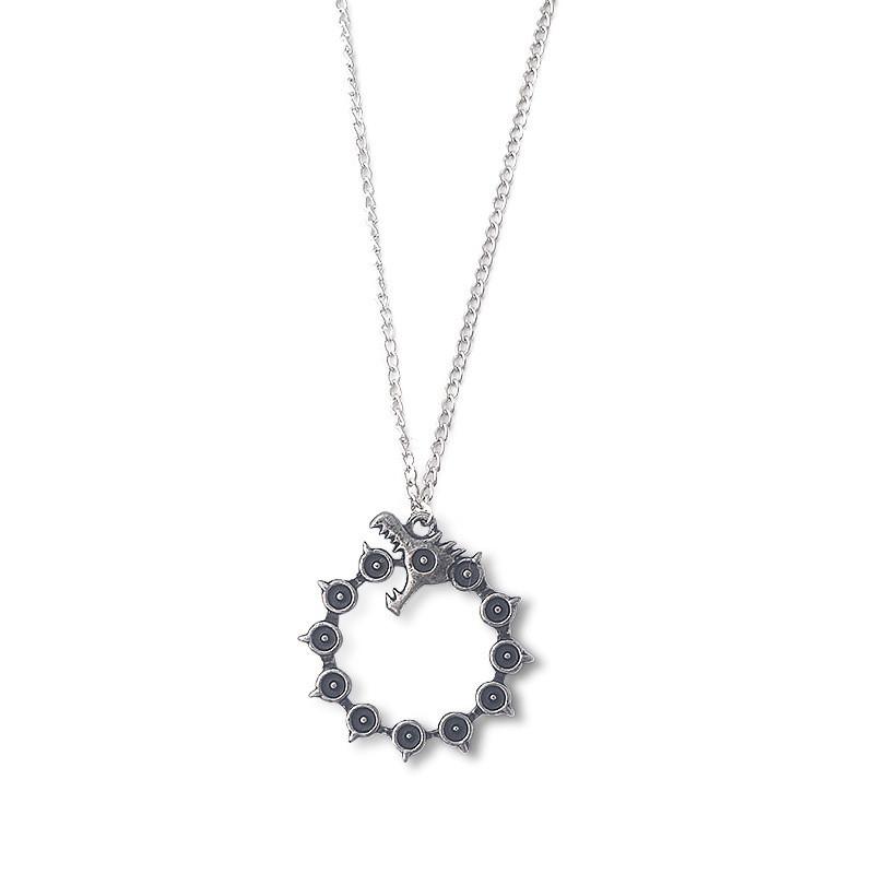 

The Seven Deadly Sins Anime Meliodas Necklace With Alloy Chain For Cosplay Gift Style B