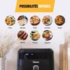 Airfryer tristar fr-6999 - 1,5 kg de frites - 10 programmes - fonction mémoire - plastique - noir - 6 l