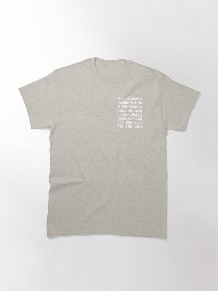 The Cure The Office T-Shirt - Michael Scott's Fun Run Race for the Cure Classic T-Shirt