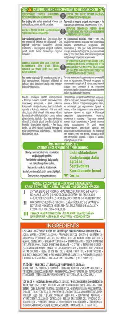 Garnier Color Naturals Haarcrème, Permanent, Voedende Kleur, Geen. 7