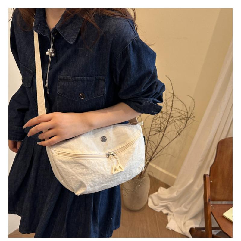 Minimalistische Oxford-Stoff-Umhängetasche für Damen Stilvolle Brust-Schultertasche