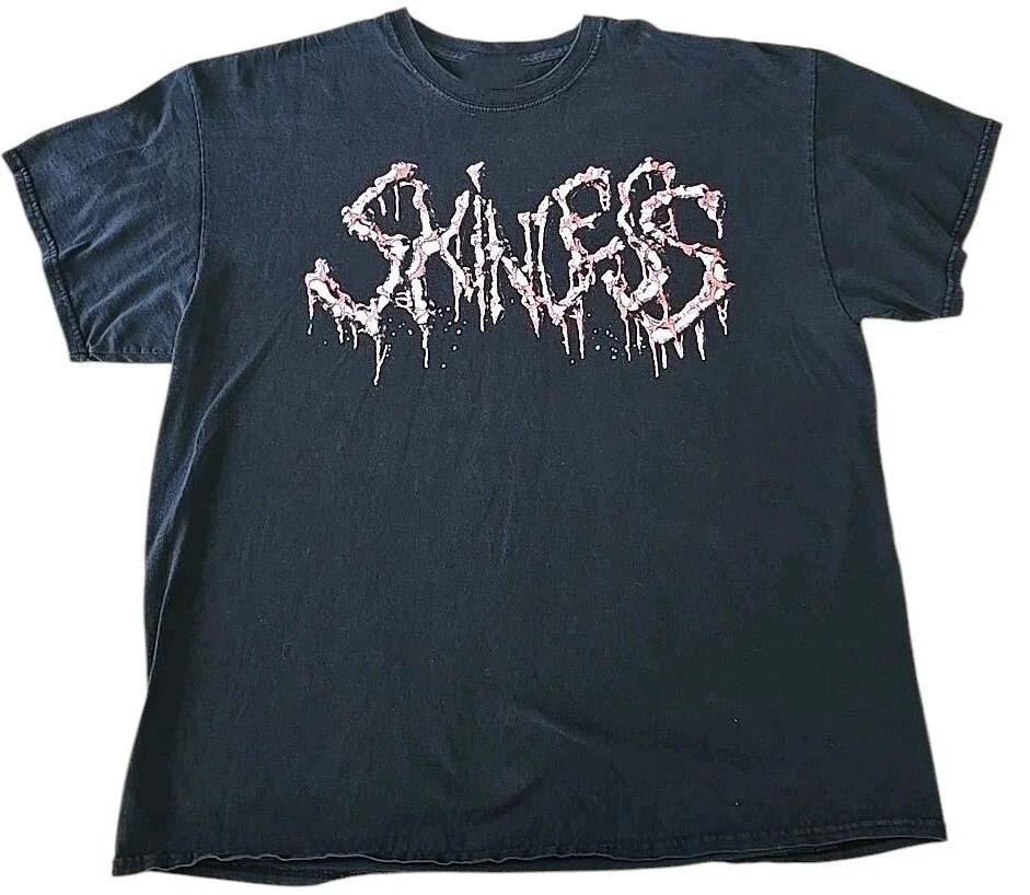 Логотип Skinless Band Короткий рукав Подарок для фаната S-5XL Унисекс Футболка XXXL