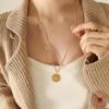 Spicy Girl Autumn & Winter Hip Hop Portrait Pendant Sweater Necklace M002-3