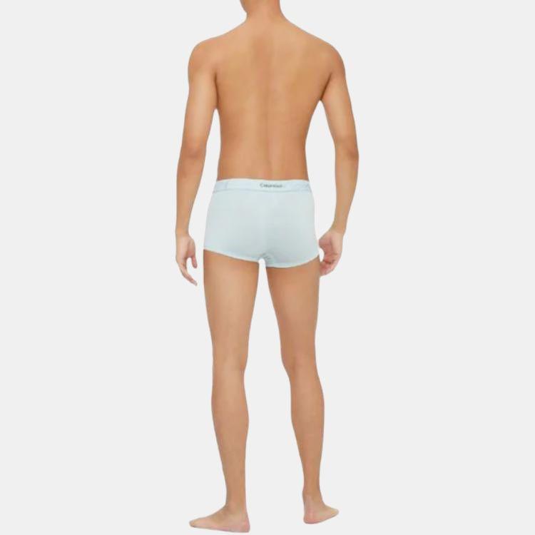 Calvin Klein Comfortable Mid-Rise Boxer Briefs With Logo Men Underwear Blue NB3312-5F9