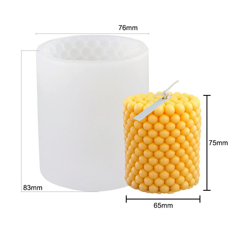 

3D ароматерапевтическая свеча силиконовая форма DIY круглый шар поделки декоративная штукатурка мыло ручной работы принадлежности для изготовления свечей инструмент