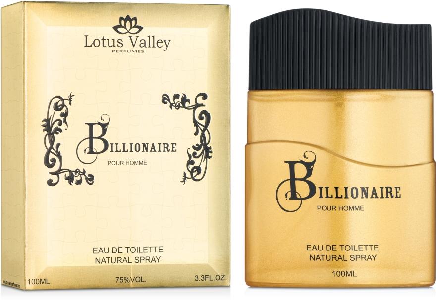 Billionaire Eau De Toilette for Men Lotus Valley