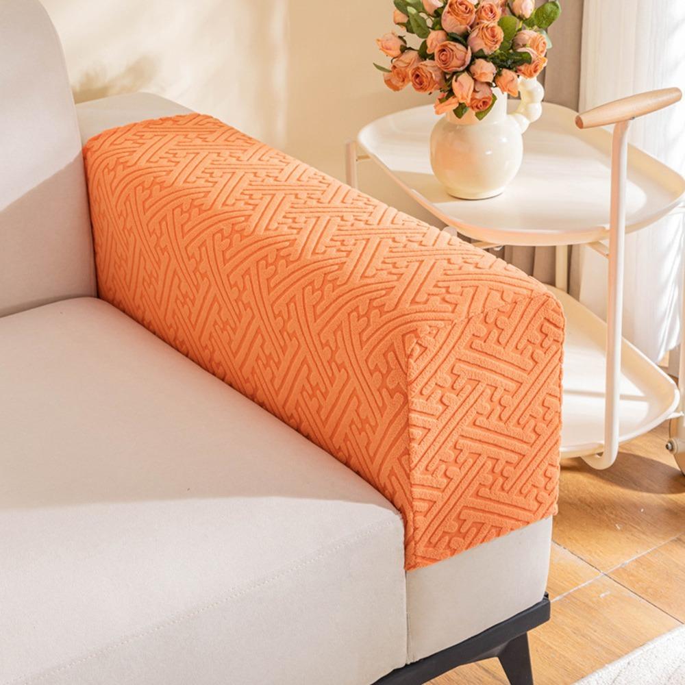 Universal Stretch Sofa Armrest Cover Anti Slip Elastic Sofa Cover Jacquard Fabric Couch Arm Protector for Home Furniture Decor