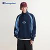 Men's Air Layer Half-Placket Mock Neck Sweatshirt