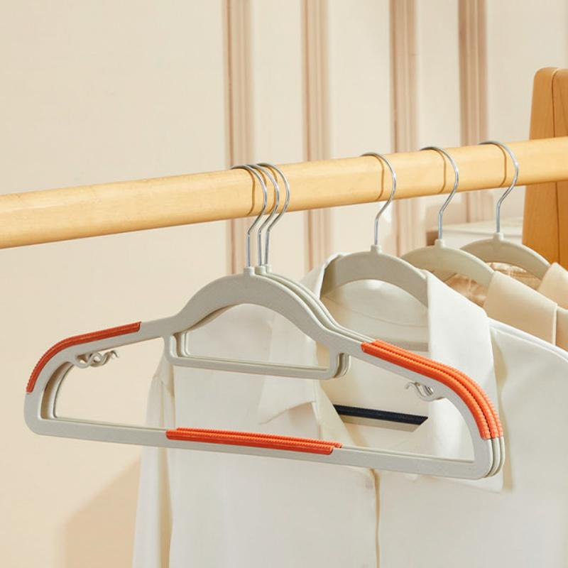 1/5/10pcs Clothes Hanger Anti-slip Rotary Smooth Anti-scratch No Deformation Wet Dry Dual Use