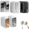 Wall Mounted Toothbrush Holder Flip-top Electric Toothbrush Storage Rack Portable Toothbrush Rack