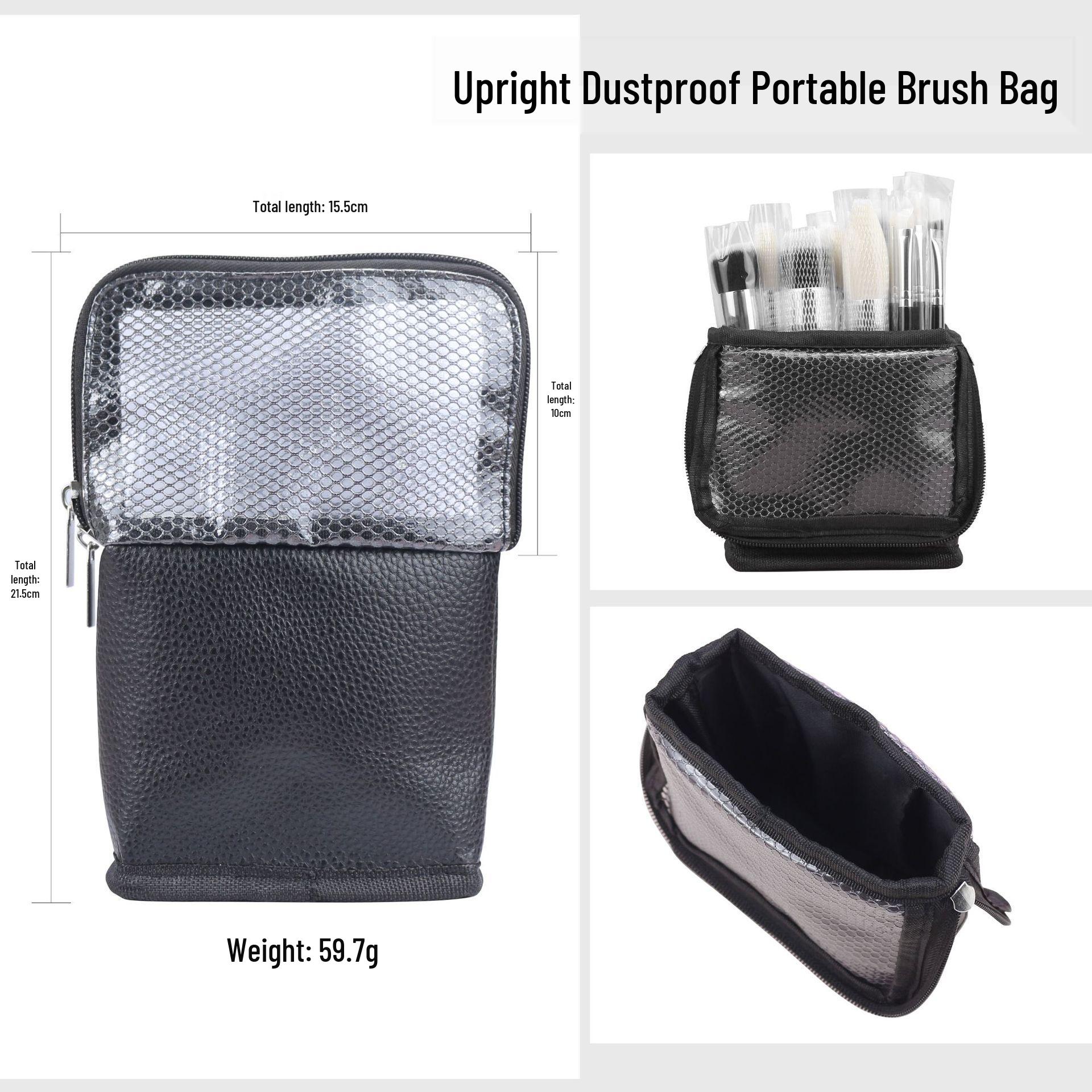 

Набор из 15 кистей для макияжа из натурального ворса для профессионального использования