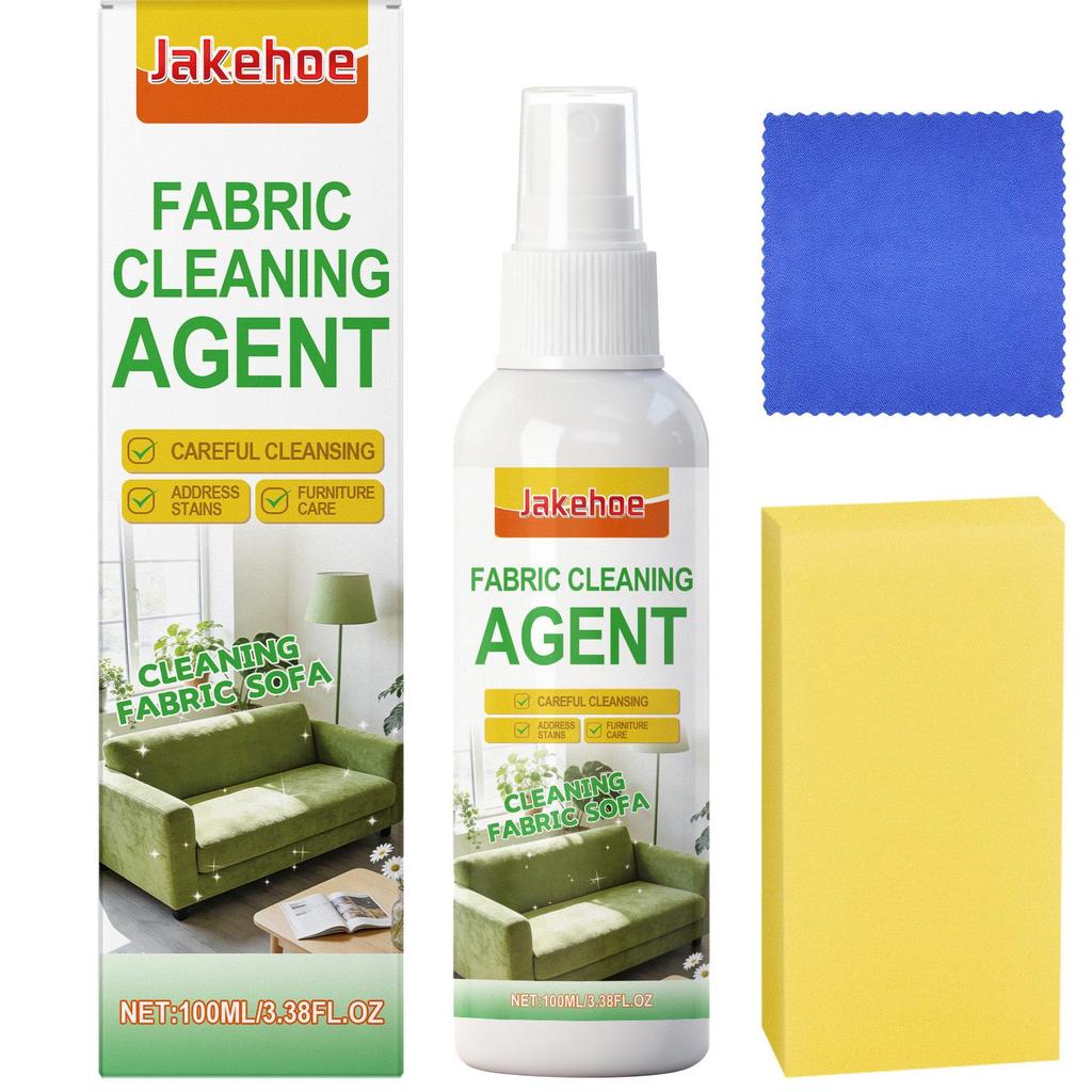 JAKEHOE Fabric Sofa & Carpet Cleaner - Stain Remover for Curtains, Upholstery & More