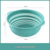 Three-Piece Kitchen Set: Vegetable Washing Basket, Drain Basket, and Fruit Plate