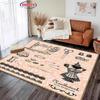 3D HD Printing Vintage Sewing Machine Carpet Multi-Size Optional Living Room Bedroom Office Large Area Mat Machine Washable Rug