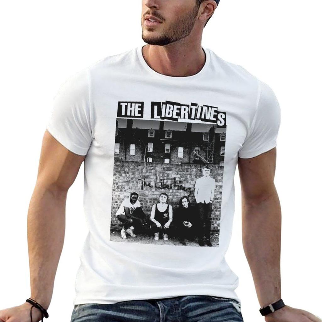 Libertines Lungguhan Libertines T-Shirt T Shirt Man Casual T Shirt Man Designer Mens Graphic T