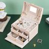 Multilayer Jewelry Storage Box for Necklaces, Rings, and Earrings
