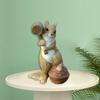 Resin Craft Squirrel Figurines Bonsai Decor Animal Statues for Fairy Garden Ornaments , with