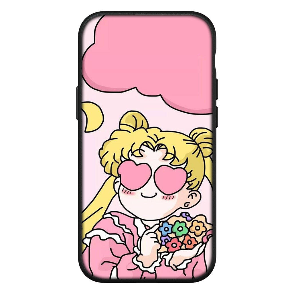 Cover for iPhone 17 16 15 Xiaomi Poco Redmi Note 14 13 12 11 Pro Max 9 16e Samsung Galaxy S25 S24 S23 OPPO Huawei Lovely Sailor Moon Phone Case