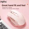Inphic F8 2.4GHz Bezdrôtová myš Nabíjateľná Tiché kliknutia 2400dpi Optická myš pre notebook PC Rýchle nabíjanie cez USB-C