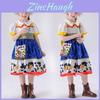 Set Rochie Cosplay Jessie Toy Story din Material Poliester pentru Fete Joacă de Vară