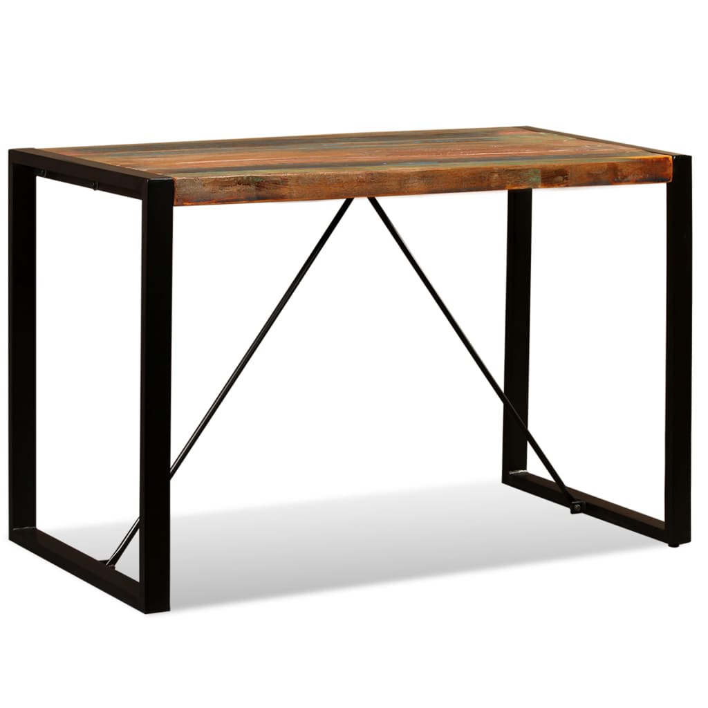 Dining Table Reclaimed Solid Wood 120 Cm